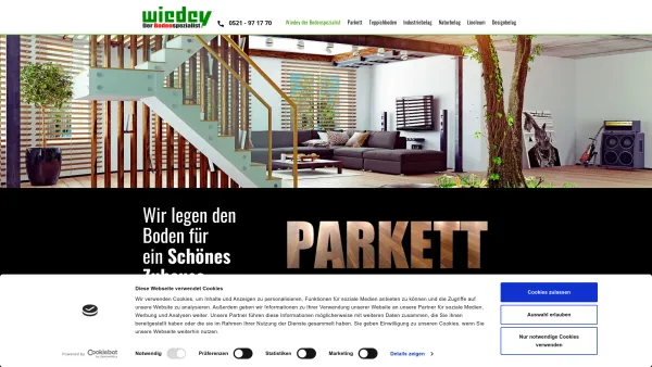 Website Screenshot: Wiedey Der Bodenspezialist - wiedey der Bodenspezialist - Date: 2023-06-20 10:41:03