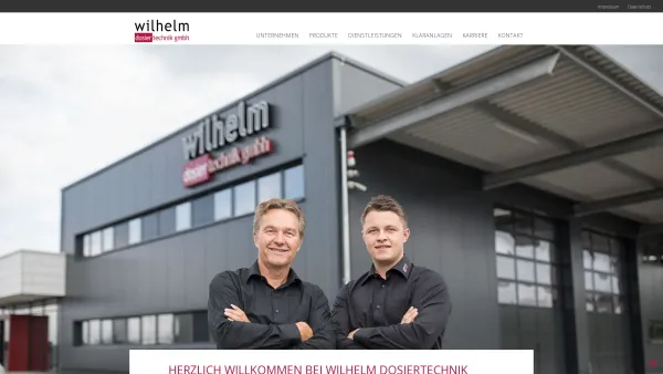 Website Screenshot: Wilhelm Dosiertechnik GmbH - Wilhelm Dosiertechnik: Professionelle Schwimmbadtechnik - Date: 2023-06-20 10:41:03