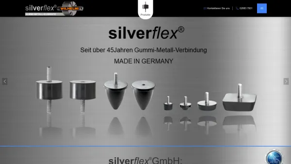Website Screenshot: WILHELMI GmbH - Startseite | silverflex Wilhelmi GmbH - Date: 2023-06-20 10:41:03