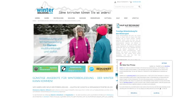 Website Screenshot: outdoor-shop.com GbR - Winterbekleidung: Winterjacken günstig & versandkostenfrei kaufen - Date: 2023-06-20 10:41:03
