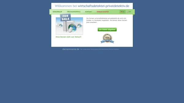 Website Screenshot: Oliver Peth Detektei-Team24 - wirtschaftsdetektei-privatdetektiv.de steht zum Verkauf - Date: 2023-06-20 10:41:03