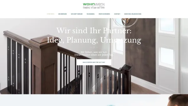 Website Screenshot: Wohnwerk OHG - WOHNWERK – Kompetenz in Raum und Farbe - Date: 2023-06-20 10:42:34