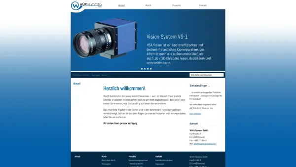 Website Screenshot: Würth-Systems GmbH - Würth-Systems | Herzlich willkommen! - Date: 2023-06-20 10:41:07