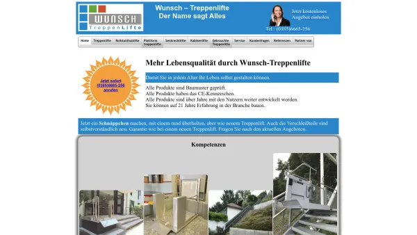 Website Screenshot: Wunsch - Treppenlifte - Wunsch: Treppenlifte - Date: 2023-06-20 10:41:07
