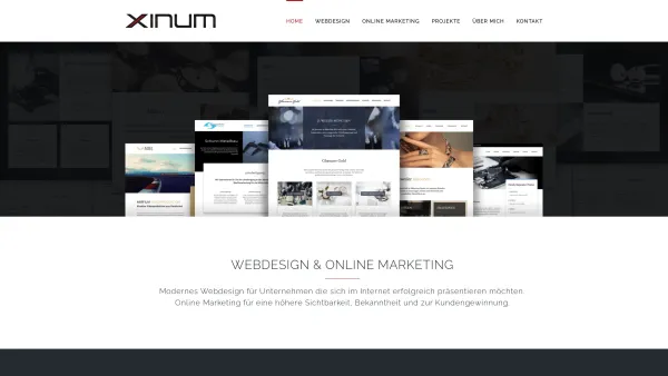 Website Screenshot: XINUM WEBDESIGN - XINUM | Modernes Webdesign & Online Marketing - Date: 2023-06-20 10:42:34