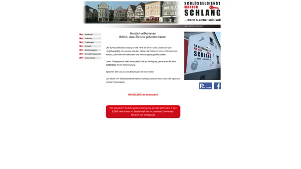 Website Screenshot: Schlüsseldienst Marion Schlang - Schlüsseldienst Marion Schlang - Date: 2023-06-20 10:40:17