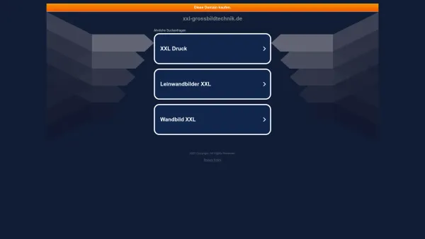 Website Screenshot: XXL Großbildtechnik GmbH & Co. KG - xxl-grossbildtechnik.de - Date: 2023-06-20 10:41:07