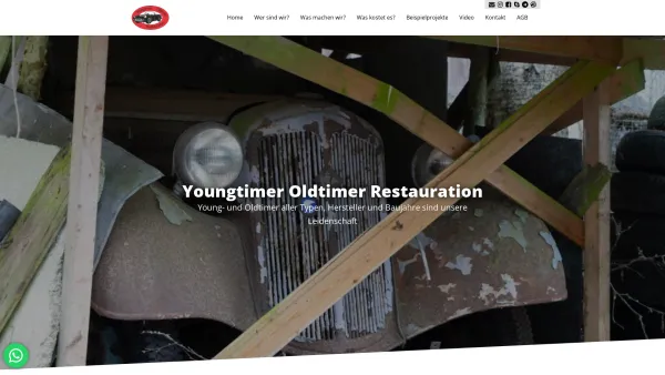 Website Screenshot: Youngtimer Oldtimer Restauration s.r.o. GmbH - Professionale Youngtimer Oldtimer Restauration - Date: 2023-06-20 10:42:34