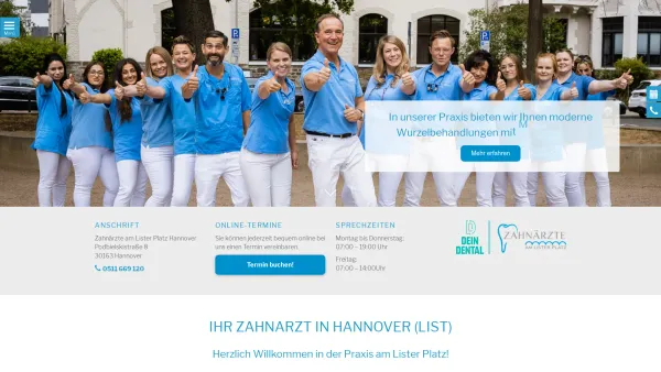 Website Screenshot: Zahnarztpraxis Dr. Otten Hannover - Zahnarzt Hannover (List) | Praxis Otten, Schumann & Kollegen - Date: 2023-06-20 10:41:10
