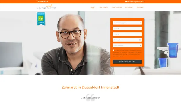 Website Screenshot: Zahnarzt Riadh Ben Hamid - Zahnarzt Düsseldorf Innenstadt - Date: 2023-06-20 10:42:36