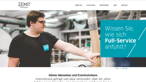 Website Screenshot: Messekonzept, Messedesign und Messebau Zenit-Werbung GmbH, Köln - ZENIT-Messebau Köln – Internationaler Messedienstleister | - Date: 2023-06-20 10:41:10