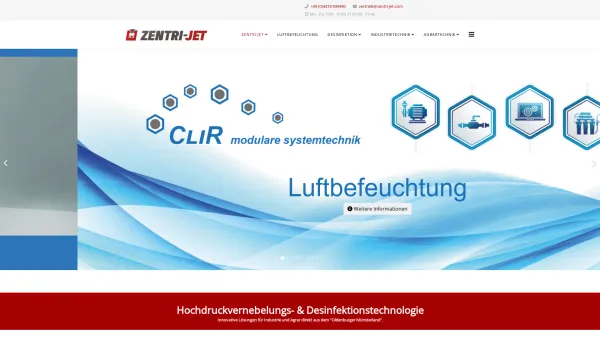 Website Screenshot: AKE Zentri-Jet Kenter GmbH - Zentri-Jet - Date: 2023-06-20 10:41:10