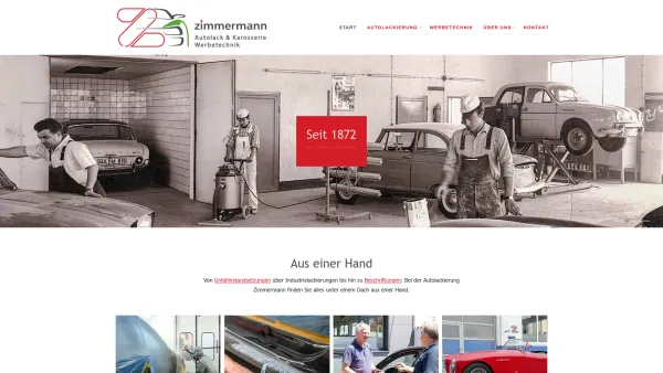 Website Screenshot: Autolackierung-Beschriftung Zimmermann - Startseite | Zimmermann Autolackierung & Beschriftung | Speyer - Date: 2023-06-20 10:41:13