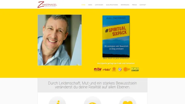 Website Screenshot: Zinkernagel Balance In Motion - Personal Trainer & Coach in Berlin - Marc Zinkernagel - Date: 2023-06-20 10:42:36
