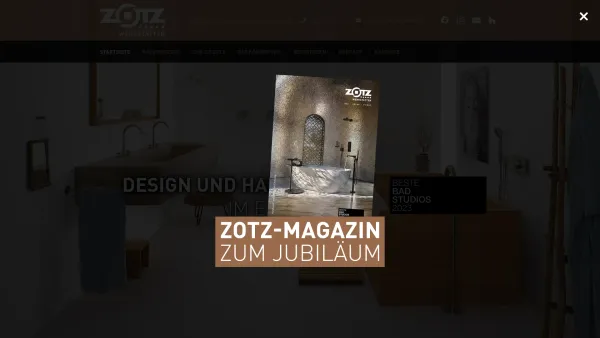Website Screenshot: ZOTZ Bäderwerkstatt GmbH - Badsanierung München Badrenovierung Badumbau Traumbäder | Zotz Bäder, München - Date: 2023-06-20 10:41:13