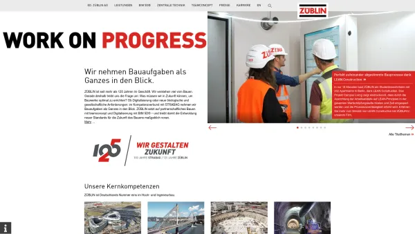 Website Screenshot: Ed. Züblin AG - ZÜBLIN Wir nehmen Bauaufgaben als Ganzes in den Blick. - Date: 2023-06-20 10:41:13