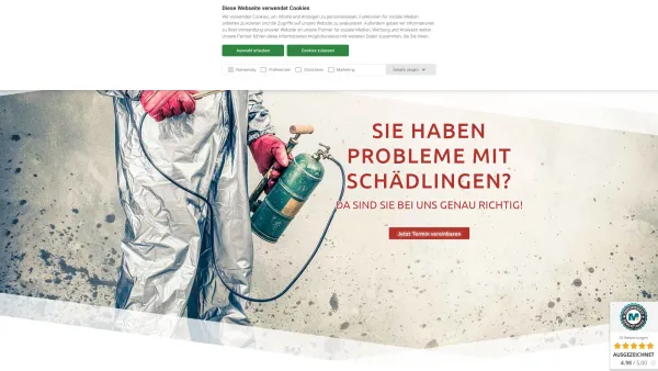 Website Screenshot: Lauch & Jahn GbR, Die Schädlingsbekämpfer - Die Schädlingsbekämpfer Lauch & Jahn GbR in Oldersbek - Date: 2023-06-16 10:10:44