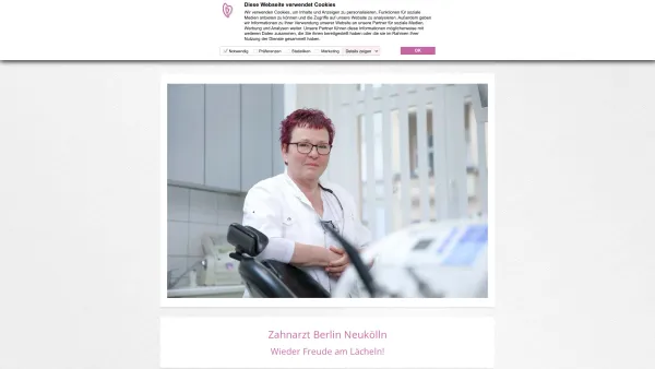 Website Screenshot: Zahnarzt Neukoelln - Zahnarzt Neukölln in Berlin | Zahnarztpraxis Hartmann - Date: 2023-06-20 10:41:13
