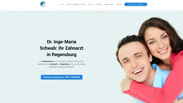 Website Screenshot: Zahnarzt Dr. med. dent. Inge-Maria Schwab - Ihr Zahnarzt für Naturheilkunde in Regensburg - Date: 2023-06-20 10:41:13