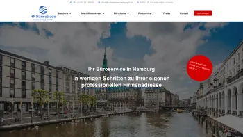 Website Screenshot: HP Hansetrade Verwaltung GmbH - Büroservice Hamburg - Büroservice Hamburg - Date: 2023-06-20 10:41:19