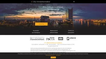 Website Screenshot: City Immobilienmakler GmbH Hamburg - City Immobilienmakler Hamburg - Date: 2023-06-20 10:41:19