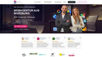 Website Screenshot: Daily Marketing - Online Marketing Agentur aus Würzburg | Daily Marketing - Date: 2023-06-20 10:41:19
