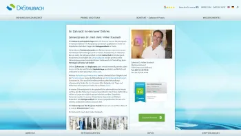 Website Screenshot: Zahnarzt Dr. Volker Staubach - Zahnarzt Hannover Döhren | Zahnarztpraxis Dr. Volker Staubach - Date: 2023-06-20 10:41:19