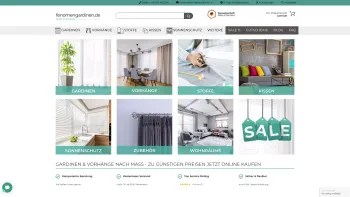 Website Screenshot: Fenomen Gardinen - Gardinen & Vorhänge nach Maß günstig online kaufen - Date: 2023-06-20 10:41:22