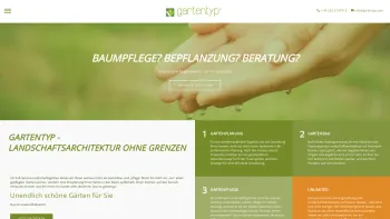Website Screenshot: Gartentyp GmbH - Home - Gartenbau Wuppertal Landschaftsbau Terrassen - Date: 2023-06-20 10:41:22