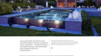 Website Screenshot: G&B Gartendesign Gartenplanung, Landschaftsarchitektur & Gartengestaltung - Gartenplanung & Gartenarchitektur | Jochen Gempp Gartendesign - Date: 2023-06-16 10:10:37