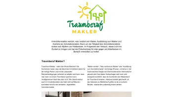 Website Screenshot: Thomas Bernhart - Traumberuf-Makler.de - Immobilienmakler als Beruf, Karriere als Makler, was verdient ein Makler? - Date: 2023-06-20 10:41:25