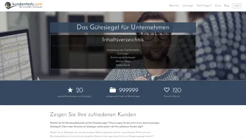 Website Screenshot: kundentests.com Bewertungsportal und Guetesiegel - kundentests.com | Gütesiegel - kundentests.com - Date: 2023-06-20 10:41:28