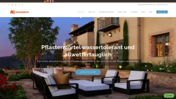 Website Screenshot: Mainbrick - Pflasterfugenmörtel, Bodenversiegelung, Stein Imprägnierung - Mainbrick - Date: 2023-06-20 10:41:30