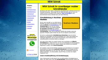 Website Screenshot: nrw schrott - Kostenlose Schrottabholung und Autoverschrottung durch mobile Schrotthändler - Mobile Schrotthändler in der Nähe - Date: 2023-06-16 10:10:41