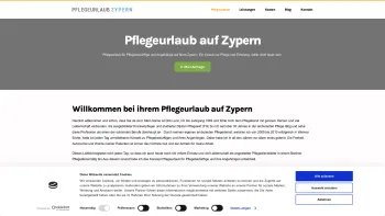 Website Screenshot: Pflegeurlaub-Zypern - Pflegeurlaub für Pflegebedürftige und Angehörige auf Nord-Zypern - Date: 2023-06-20 10:41:33