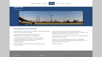 Website Screenshot: Rechtsanwalt Wolf - Die Kanzlei - Rechtsanwalt Wolf Düsseldorf - Date: 2023-06-20 10:41:36