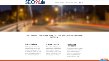 Website Screenshot: SEO96 - SEO agency Hanover for online marketing and web design. - Date: 2023-06-20 10:41:36