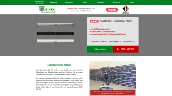 Website Screenshot: Sicherheitstechnik Kubinski - Sicherheitstechnik Kubinski Köln - Panzerriegel & Einbruchschutz! - Date: 2023-06-16 10:10:44