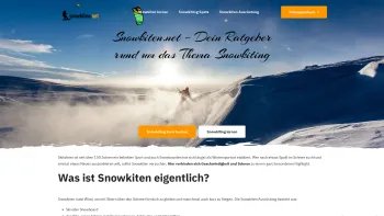 Website Screenshot: snowkiten.net - Snowkiten Portal » Was ist Snowkiting? Ausbildung & Snow-Kitespots - Date: 2023-06-20 10:41:39