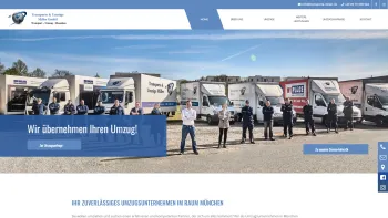Website Screenshot: Transporte Miller e.K. - Ihr Umzugsunternehmen in München | Transporte Miller - Date: 2023-06-16 10:10:44