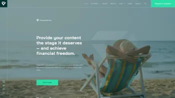 Website Screenshot: TreasureHunter GmbH - Provide your content the stage it deserves – and achieve financial freedom. - Date: 2023-06-20 10:41:39