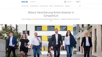 Website Screenshot: Allianz Versicherung Anton Kassner Generalvertretung - Allianz Versicherung Anton Kassner | Versicherungsagentur in Schweinfurt - Date: 2023-06-20 10:41:42