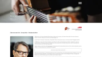 Website Screenshot: Gitarrenunterricht in Berlin Werner Kuschmierz - Gitarrenunterricht - Berlin - Neukölln - Date: 2023-06-20 10:41:42