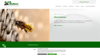 Website Screenshot: A. & B. Keßner -  IHK-geprüfte  Schädlingsbekämpfer - A. & B. Kessner Schädlingsbekämpfung und Taubenabwehr - Date: 2023-06-16 10:10:47