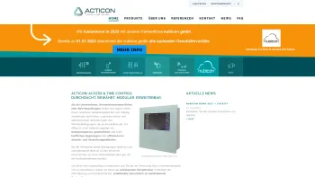 Website Screenshot: ACTICON GmbH - ACTICON | Willkommen (DE) - Date: 2023-06-16 10:10:51