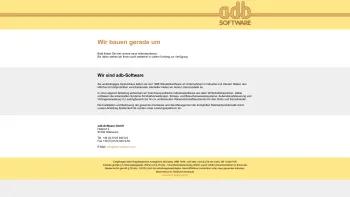 Website Screenshot: adb-Software GmbH -  Microsoft Senior-Partner Individuelle Softwarelösungen - adb-Software - Date: 2023-06-16 10:10:51