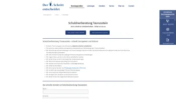 Website Screenshot: ADN Schuldnerberatung Taunusstein - Schuldnerberatung Taunusstein - Schuldenfreiheit mit ADN - Date: 2023-06-20 10:41:45