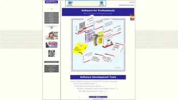 Website Screenshot: ADONTEC COMPUTER SYSTEMS GMBH - ADONTEC | Serial Communication Library for Windows,Visual C++, C#, net VB Net, protocol Zmodem,Kermit,YModem,XMODEM,MODBUS,sdk,automation,3964,3964R,RK512,LSV2,data transfer,TCP/IP,serial communication ActiveX,asynchronous port library, Datenkommunikation - Date: 2023-06-16 10:10:51