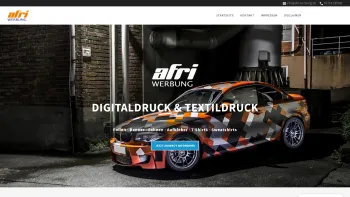 Website Screenshot: Andre Fritschler - afri-werbung &ndash; Digitaldruck & Textildruck - Date: 2023-06-16 10:10:51