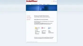 Website Screenshot: Schäffner Heiztechnik Heizung u.Sanitärinstallation - Alexander Schäffner - Heizung und Sanitär Meisterbetrieb - Date: 2023-06-16 10:10:54